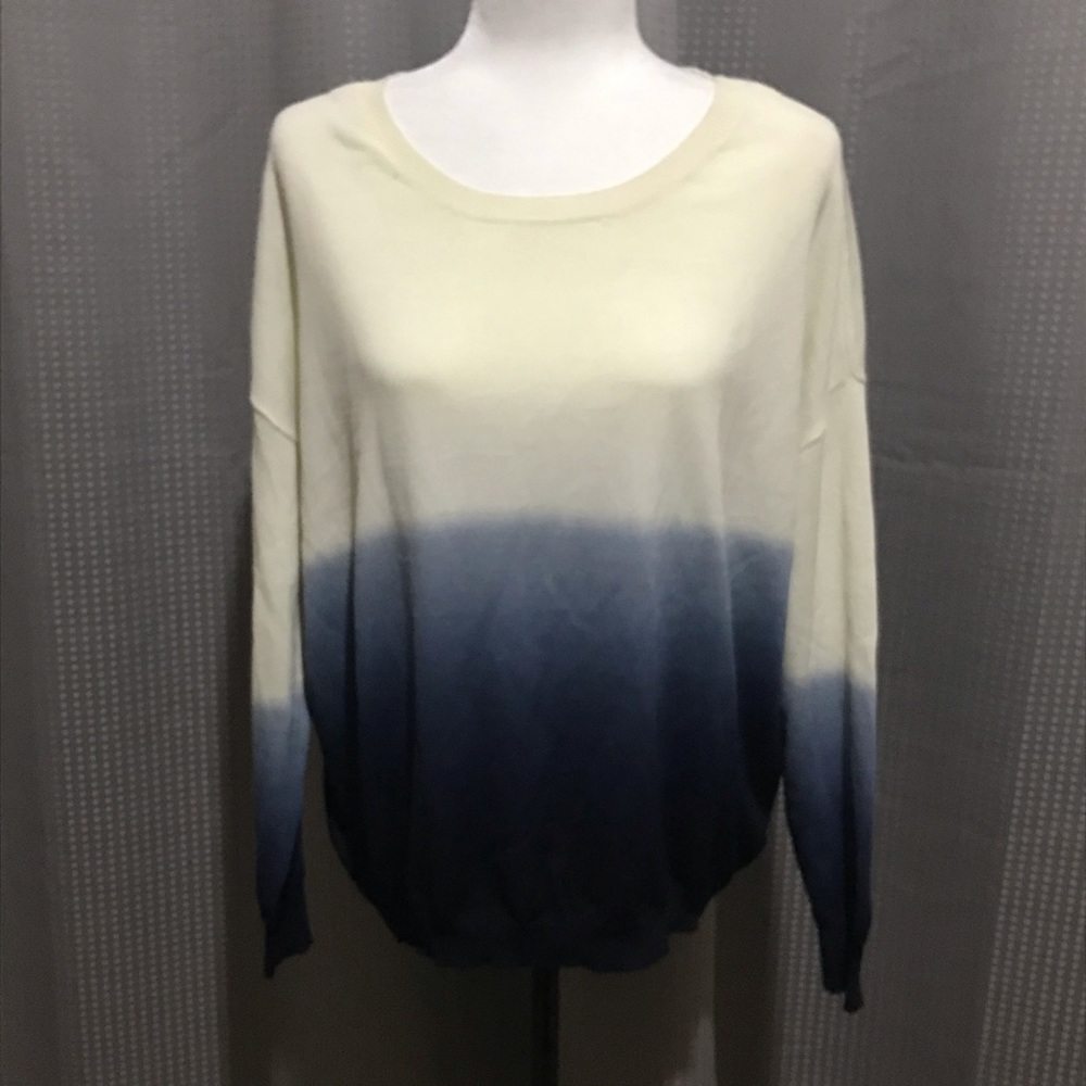 Design Lab Ombré Knit Long Sleeve Tee